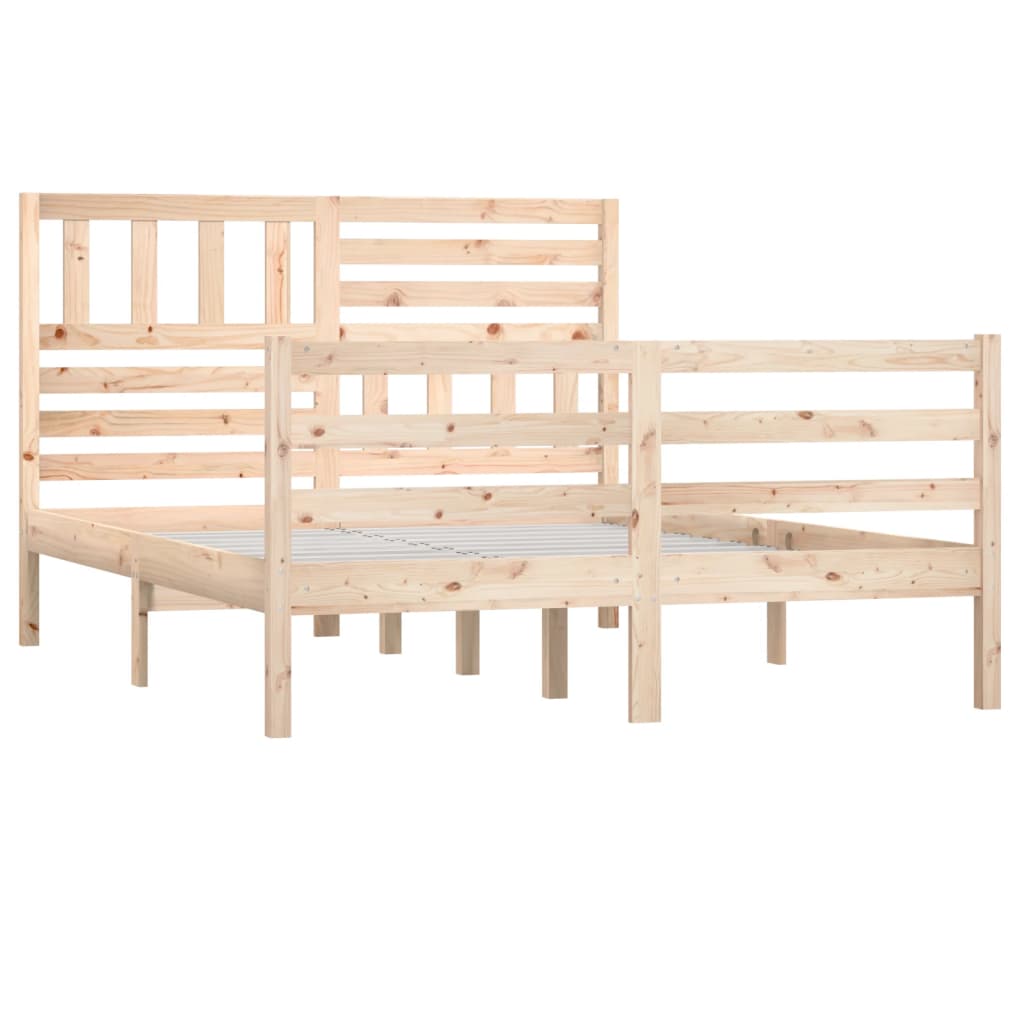 vidaXL Bedframe massief hout 120x200 cm