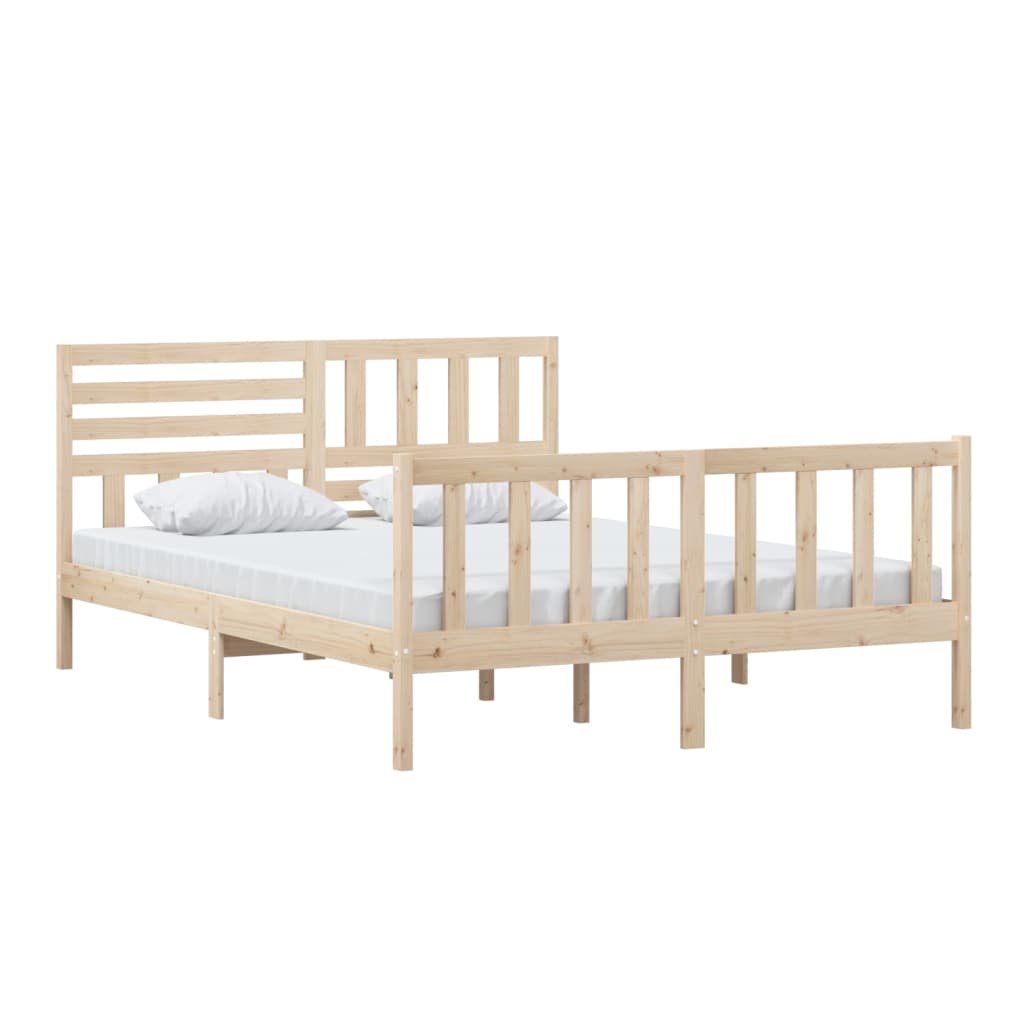 

vidaXL Bedframe massief hout 150x200 cm 5FT King Size