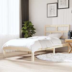 Rám postele 90 x 190 cm Single masivní dřevo - obrázek 1