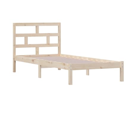 vidaXL Sengeramme heltre furu 100x200 cm