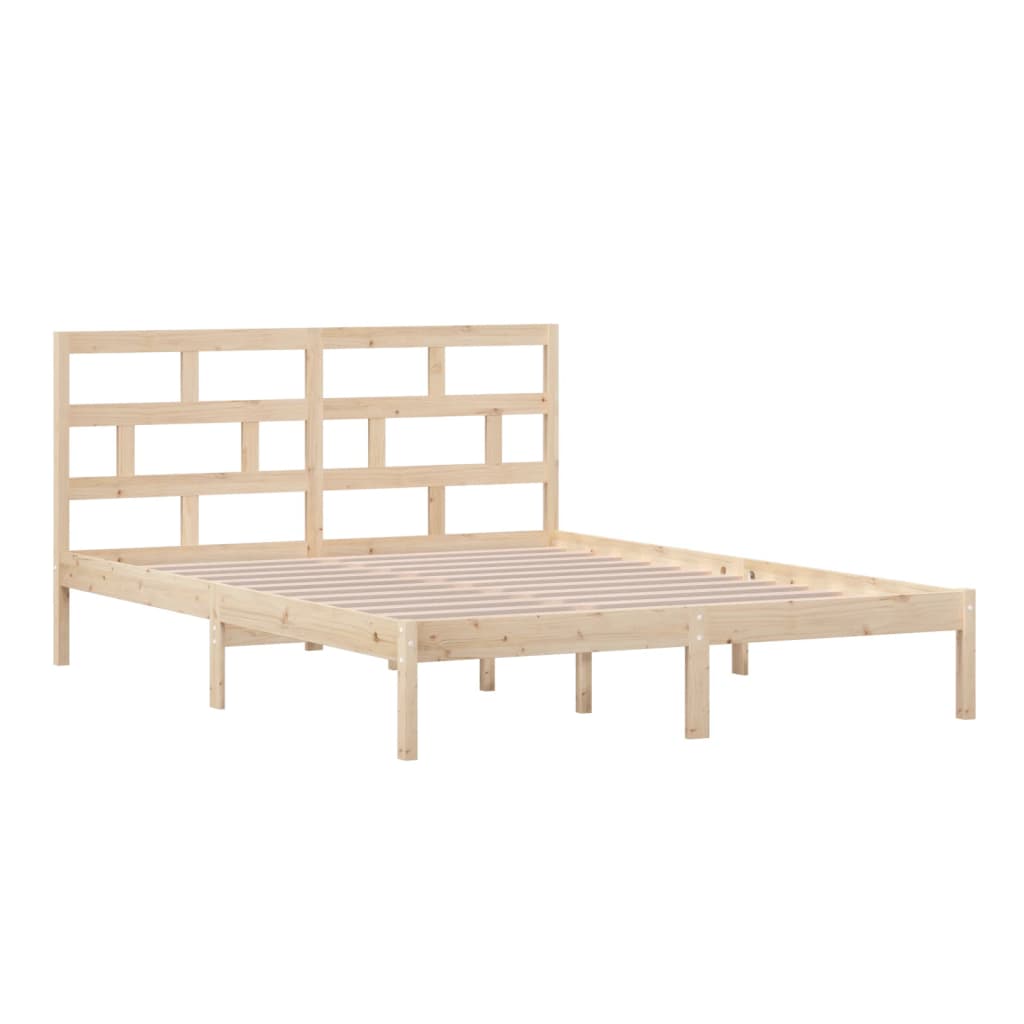 

vidaXL Bedframe massief hout 150x200 cm 5FT King Size