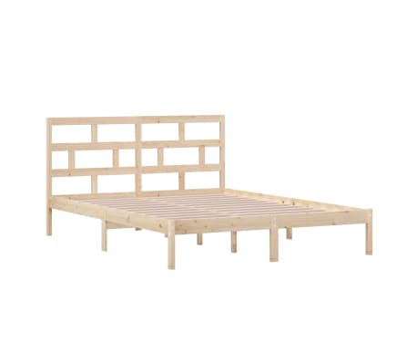 vidaXL Sengeramme 150x200 cm King Size heltre