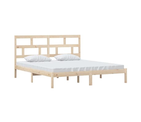 vidaXL Cadre de lit sans matelas bois massif