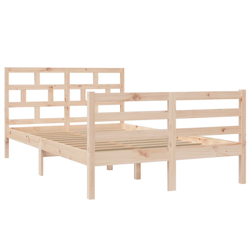 vidaXL Bedframe massief hout 120x200 cm