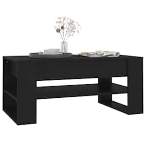 Konferenční stolek černý 102 x 55 x 45 cm kompozitní dřevo - obrázek 6
