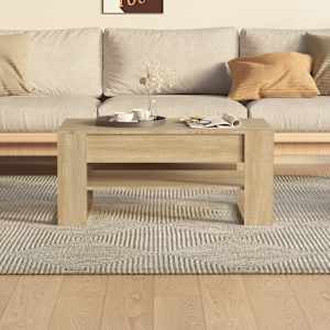 Konferenční stolek dub sonoma 102 x 55 x 45 cm kompozitní dřevo - obrázek 5