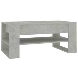 Konferenční stolek betonově šedý 102x55x45 cm kompozitní dřevo - obrázek 2