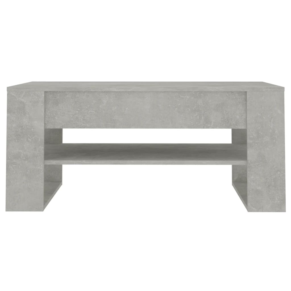 vidaXL betonszürke szerelt fa dohányzóasztal 102 x 55 x 45 cm