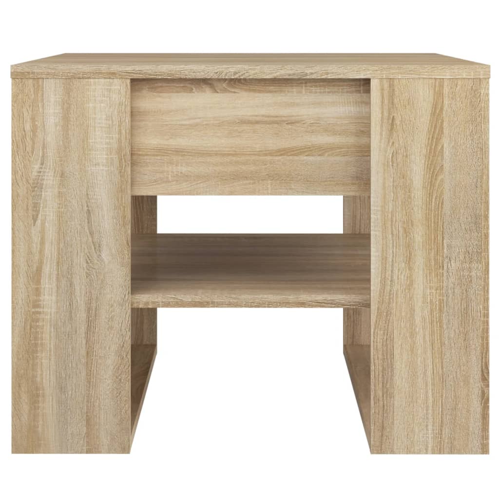 

vidaXL Salontafel 55,5x55x45 cm bewerkt hout sonoma eikenkleurig