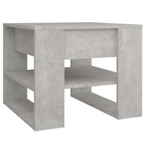 Konferenční stolek betonově šedý 55,5x55x45 cm kompozitní dřevo - obrázek 2