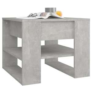 Konferenční stolek betonově šedý 55,5x55x45 cm kompozitní dřevo - obrázek 6