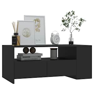 Konferenční stolek černý 102 x 55 x 42 cm kompozitní dřevo - obrázek 6