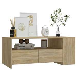 Konferenční stolek dub sonoma 102 x 55 x 42 cm kompozitní dřevo - obrázek 6