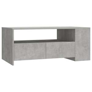 Konferenční stolek betonově šedý 102x55x42 cm kompozitní dřevo - obrázek 2