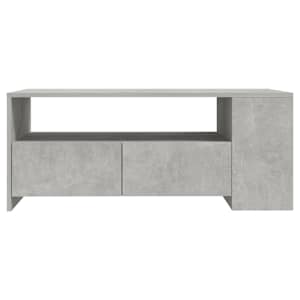 Konferenční stolek betonově šedý 102x55x42 cm kompozitní dřevo - obrázek 3