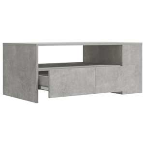 Konferenční stolek betonově šedý 102x55x42 cm kompozitní dřevo - obrázek 4