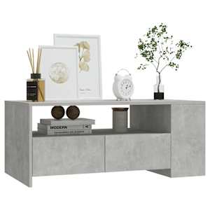 Konferenční stolek betonově šedý 102x55x42 cm kompozitní dřevo - obrázek 6