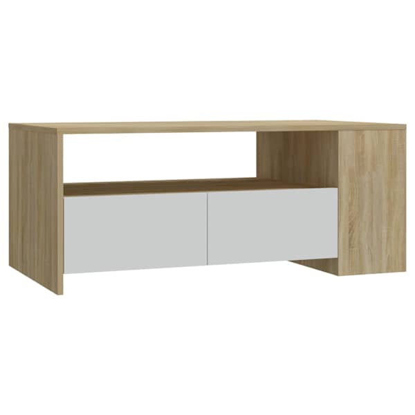 vidaXL kohvilaud, Sonoma tamm, 102x55x42 cm, tehispuit