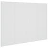 vidaXL voodipeats, valge, 120 x 1,5 x 80 cm, tehispuit
