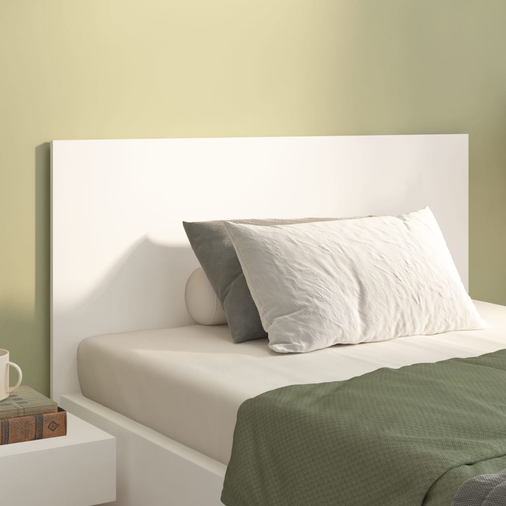 vidaXL Tăblie de pat, alb, 120×1,5×80 cm, lemn prelucrat (si imagine noua