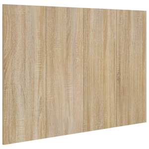 vidaXL voodipeats, Sonoma tamm, 120 x 1,5 x 80 cm, tehispuit