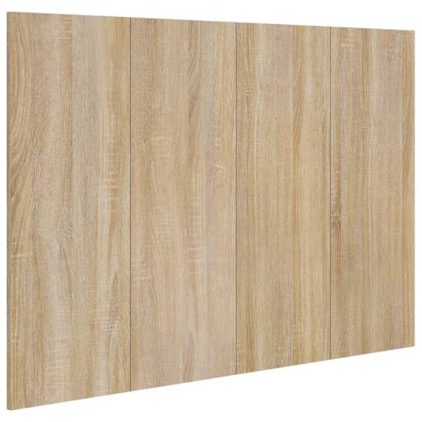 vidaXL voodipeats, Sonoma tamm, 120 x 1,5 x 80 cm, tehispuit
