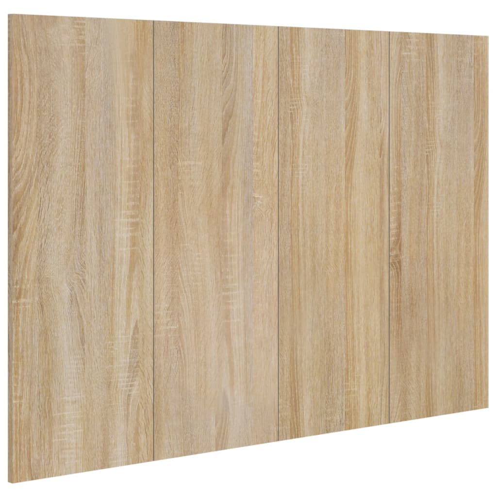 vidaXL Čelo postele dub sonoma 120 x 1,5 x 80 cm kompozitní dřevo