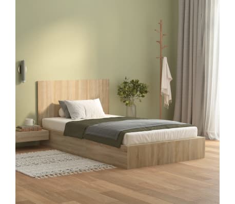 vidaXL Tăblie de pat, stejar Sonoma, 120x1,5x80 cm, lemn prelucrat