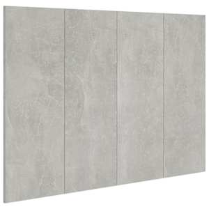 vidaXL voodipeats, betoonhall, 120 x 1,5 x 80 cm, tehispuit