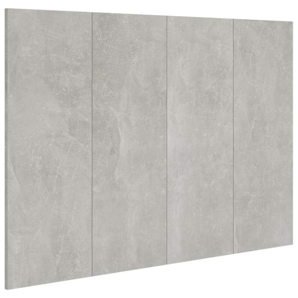vidaXL voodipeats, betoonhall, 120 x 1,5 x 80 cm, tehispuit