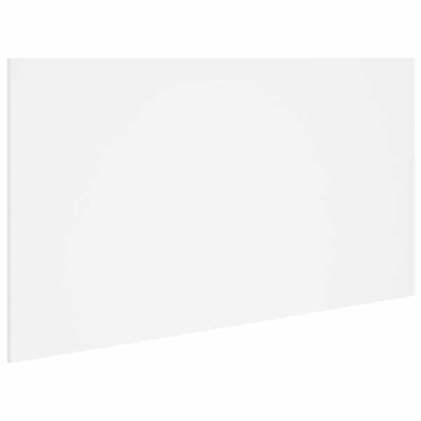 vidaXL voodipeats, valge, 160 x 1,5 x 80 cm, tehispuit
