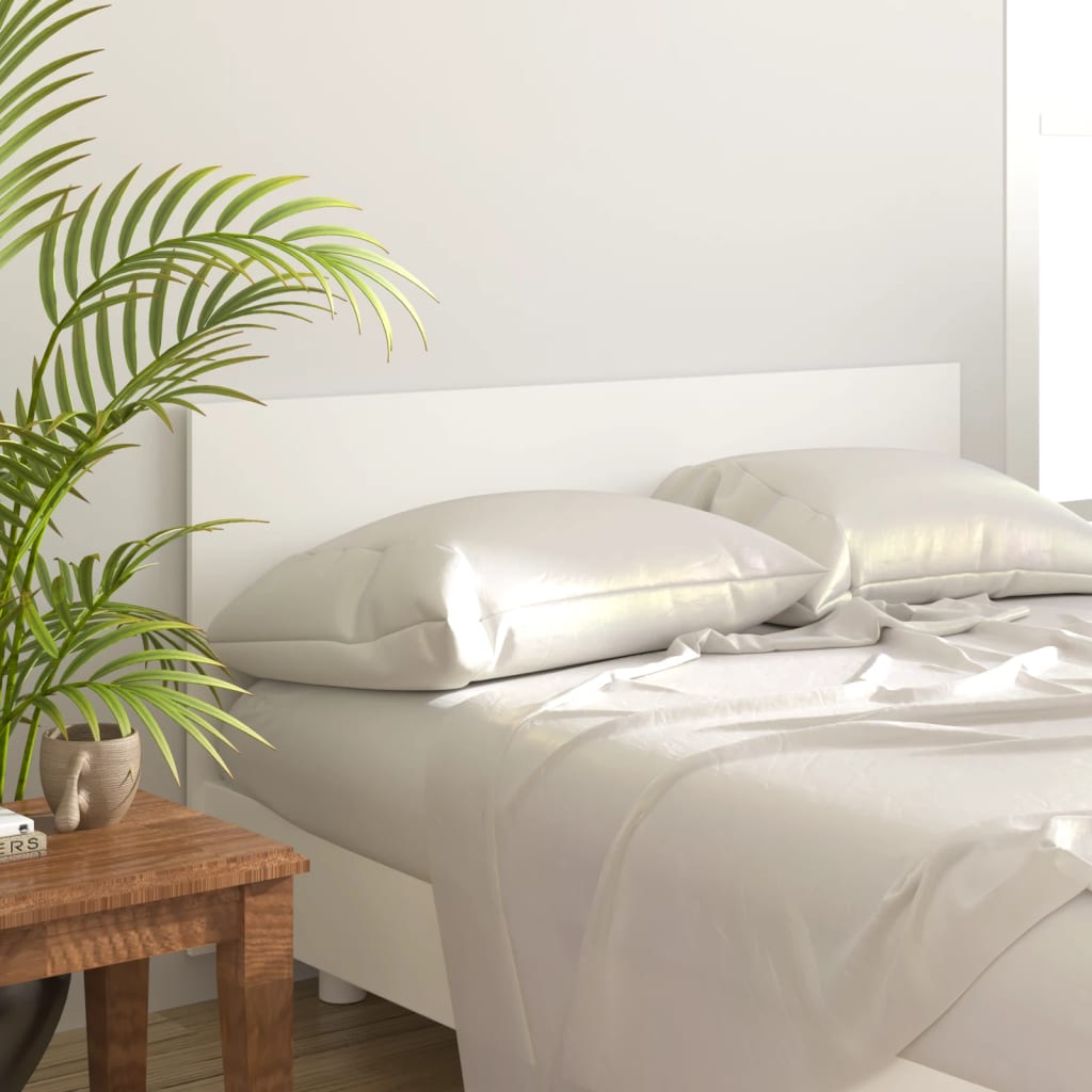 Čelo postele bílé 160 x 1,5 x 80 cm kompozitní dřevo