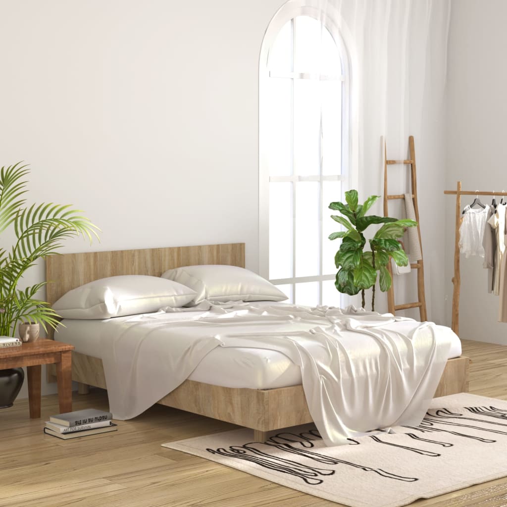 

vidaXL Hoofdbord 160x1,5x80 cm bewerkt hout sonoma eikenkleurig