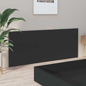 Čelo postele černé 200 x 1,5 x 80 cm kompozitní dřevo - obrázek 4