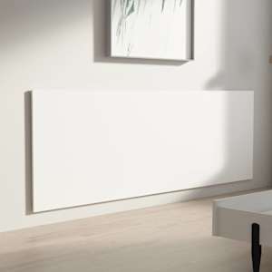 Nástěnné čelo postele bílé 240 x 1,5 x 80 cm kompozitní dřevo - obrázek 4