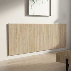 Nástěnné čelo postele dub sonoma 240x1,5x80 cm kompozitní dřevo - obrázek 4