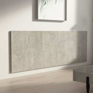 Nástěnné čelo postele betonově šedé 240 x 1,5 x 80 cm kompozit - obrázek 4