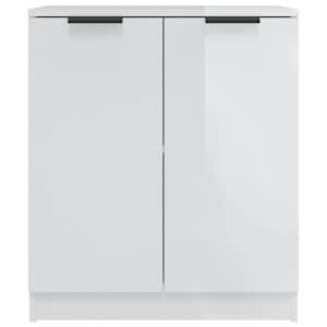 vidaXL Sideboard Hochglanz-Wei&szlig; 60x30x70 cm Holzwerkstoff