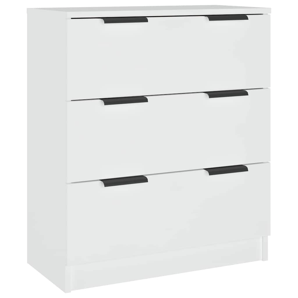 vidaXL Dulap, alb, 60x30x70 cm, lemn prelucrat