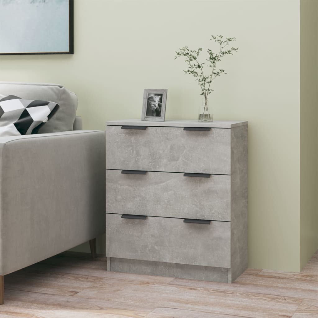 vidaXL Sideboard Betongrau 60x30x70 cm Holzwerkstoff