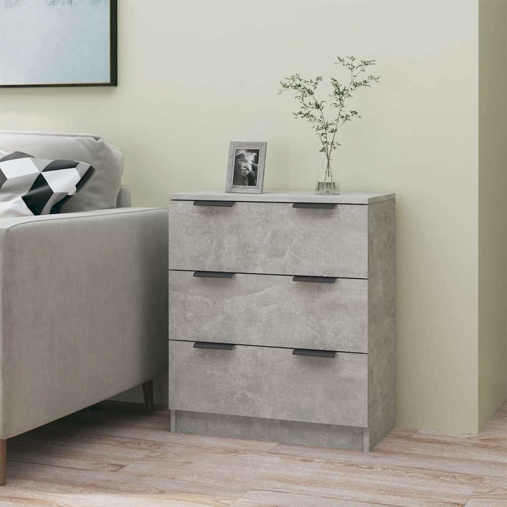 vidaXL Szafka, szaro�� betonu, 60x30x70 cm, materia� drewnopochodny