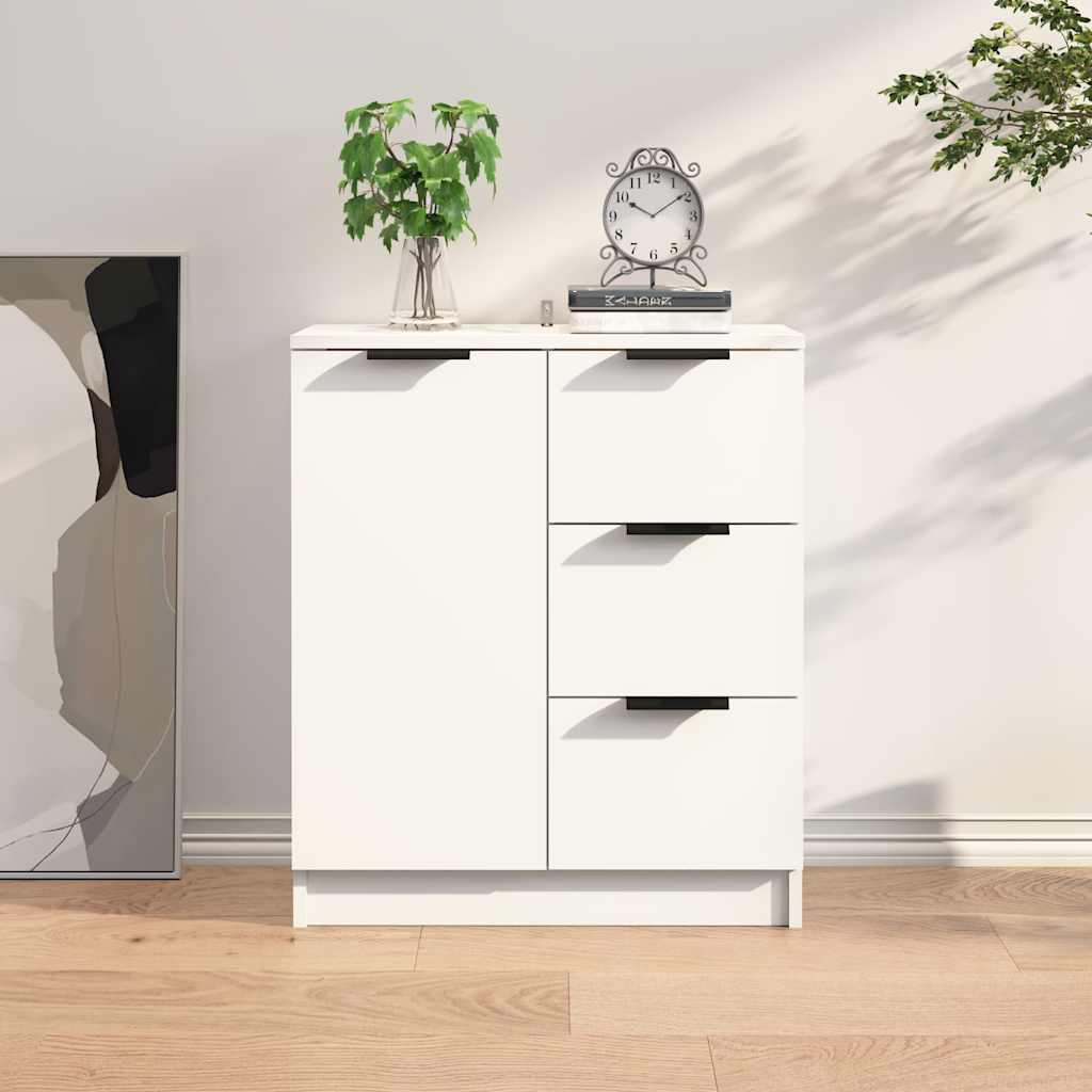 vidaXL Szafka, bia�a, 60x30x70 cm, materia� drewnopochodny
