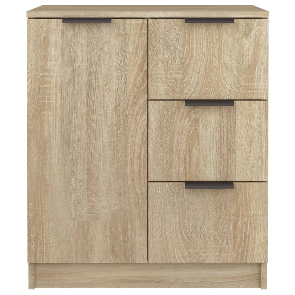 

vidaXL Dressoir 60x30x70 cm bewerkt hout sonoma eikenkleurig