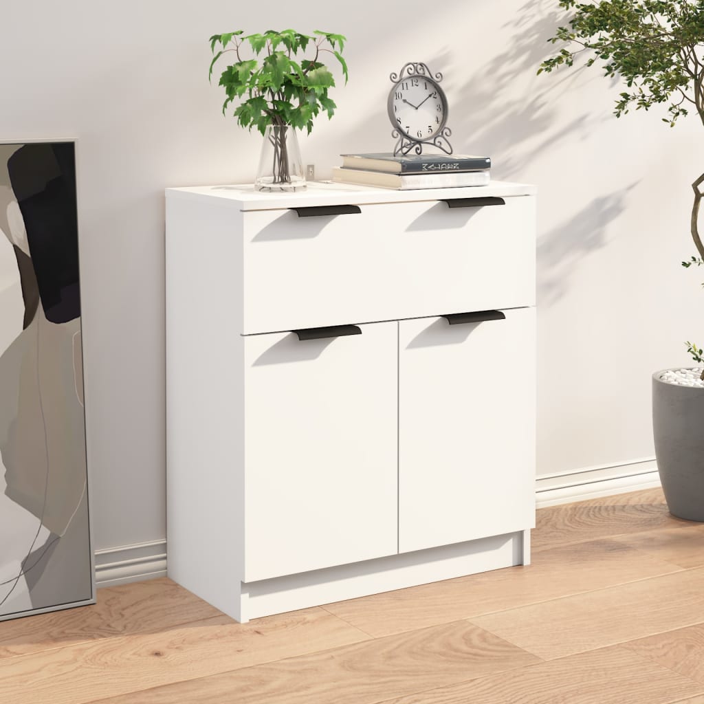 

vidaXL Dressoir 60x30x70 cm bewerkt hout wit
