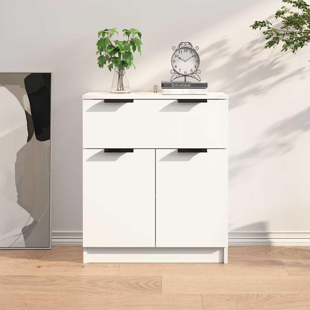 vidaXL Szafka, bia�a, 60x30x70 cm, materia� drewnopochodny