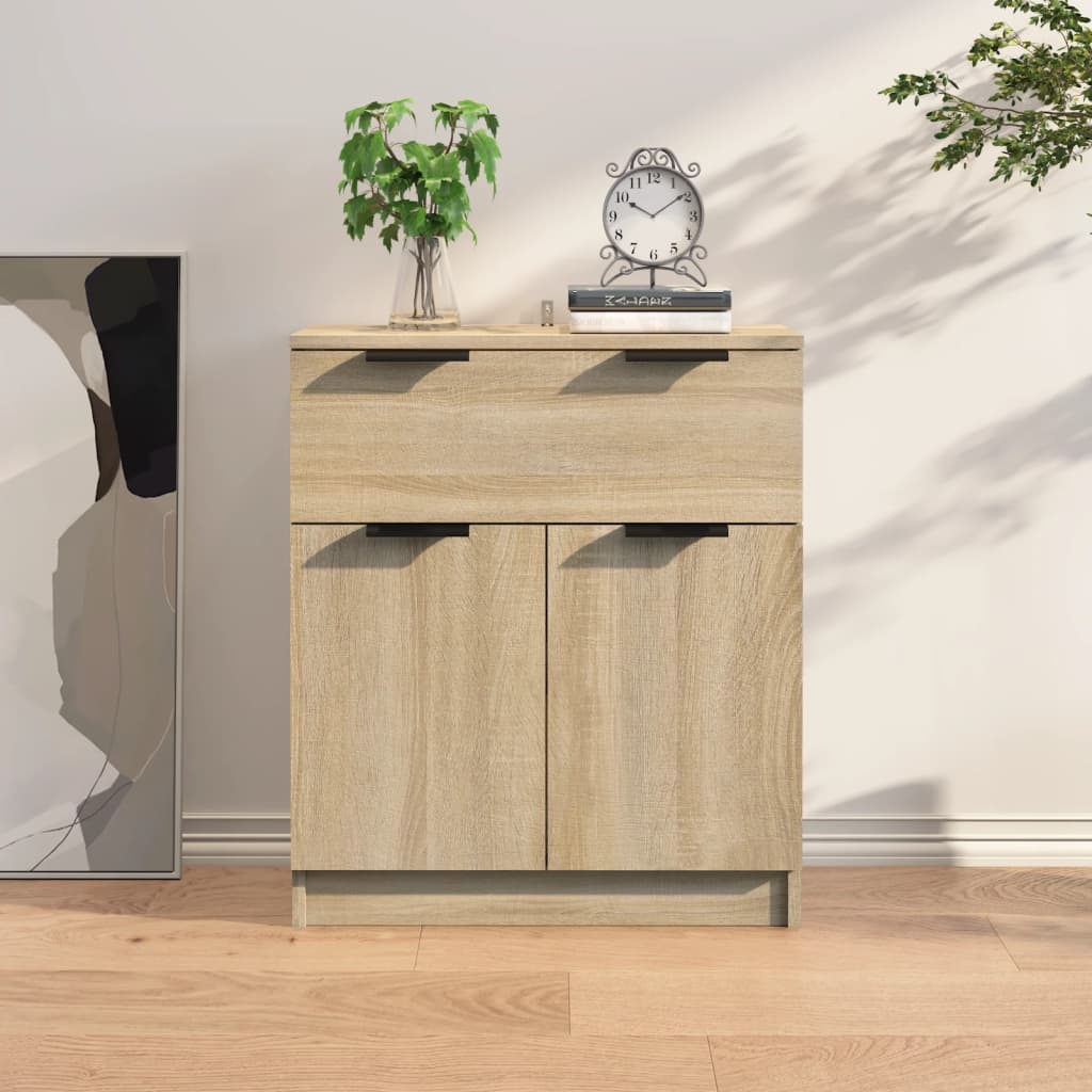 vidaXL Komoda, d�b sonoma, 60x30x70 cm, materia� drewnopochodny