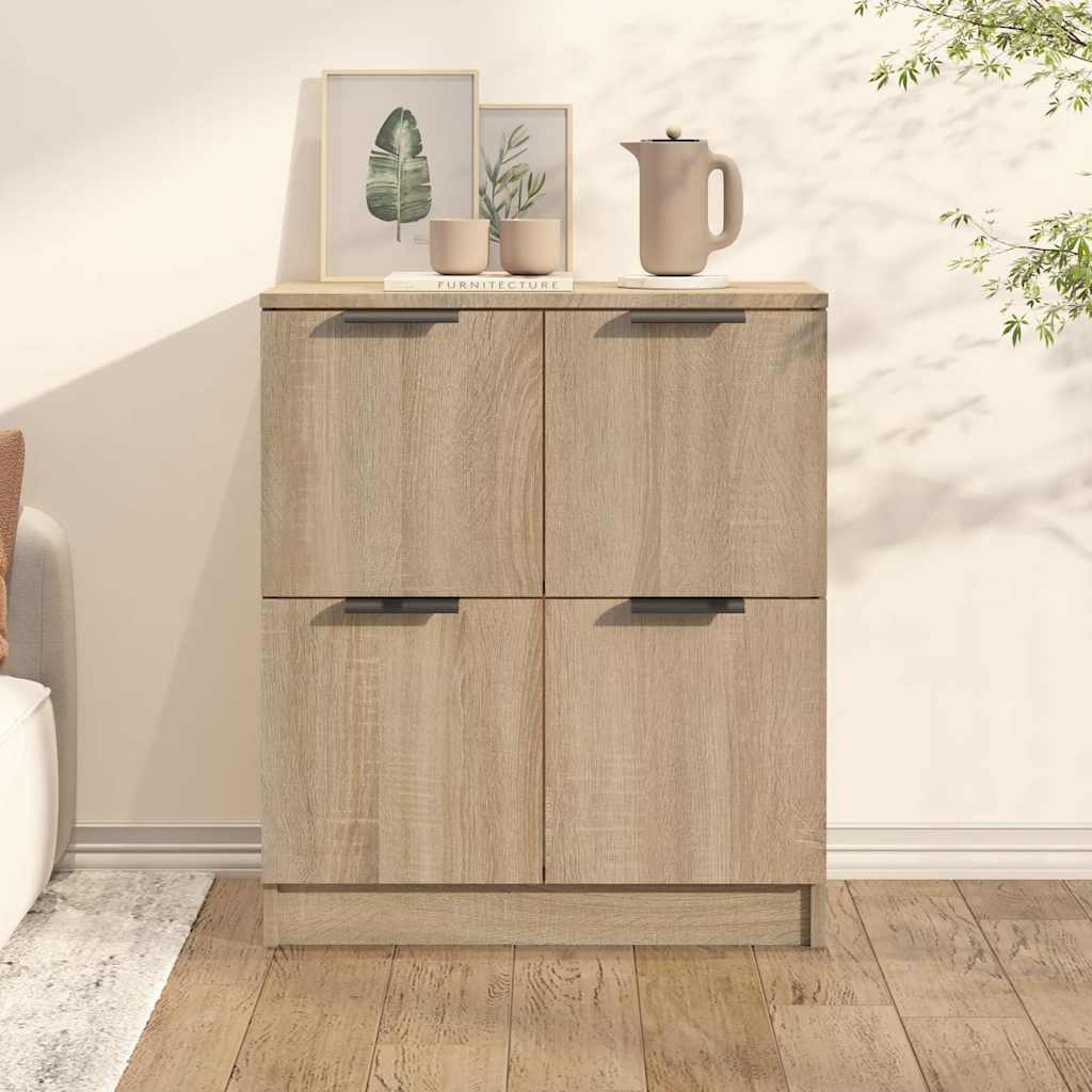 vidaXL Komoda, d�b sonoma, 60x30x70 cm, materia� drewnopochodny