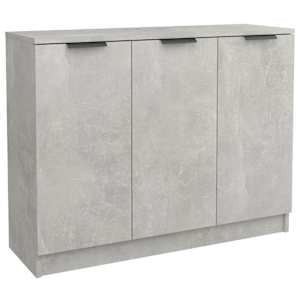 Příborník betonově šedý 90,5 x 30 x 70 cm kompozitní dřevo - obrázek 2