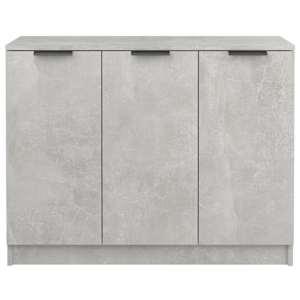 Příborník betonově šedý 90,5 x 30 x 70 cm kompozitní dřevo - obrázek 5