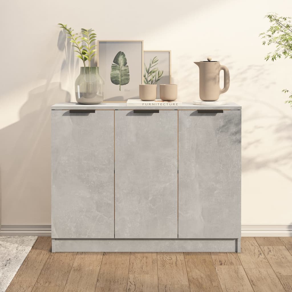 vidaXL Szafka, szaro�� betonu, 90,5x30x70 cm, materia� drewnopochodny